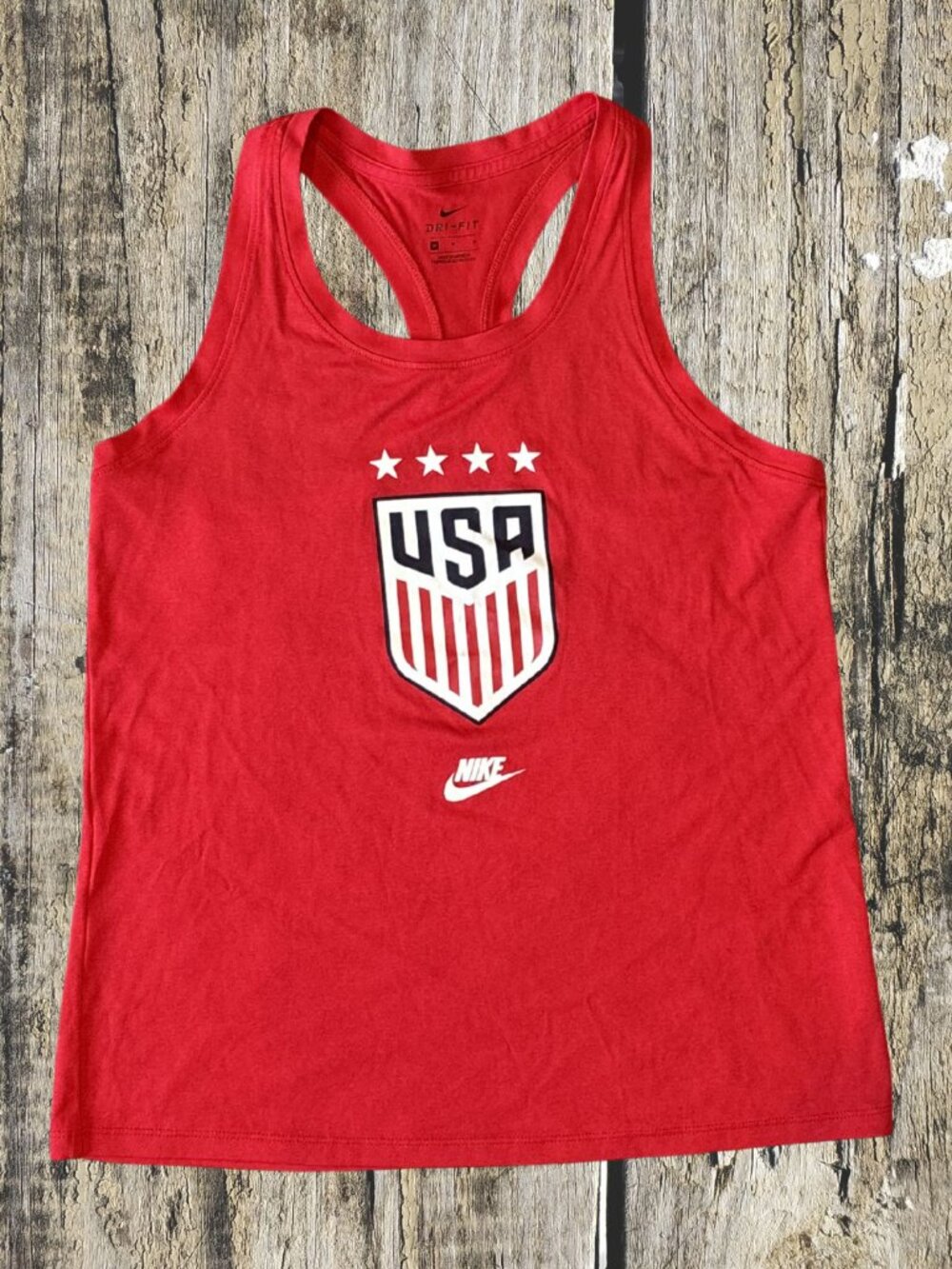 Like New - USA Nike Dry Fit Woman's USA Racerback Tank Top - Size Medium